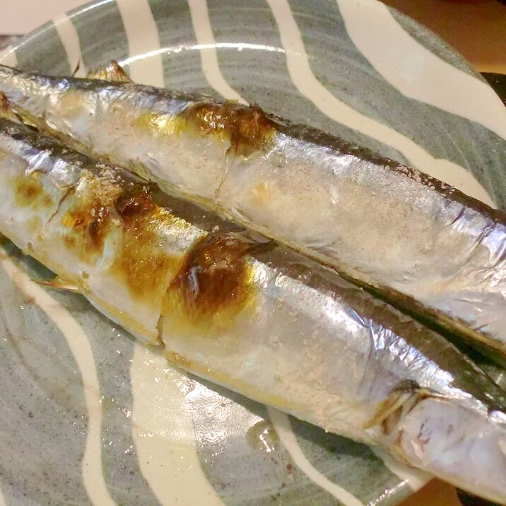 旬の秋刀魚焼き　柚子胡椒×塩麹